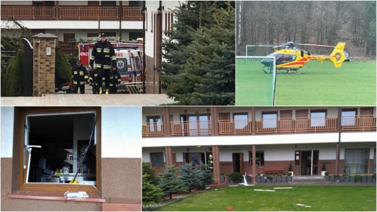 Sztutowo. Trzy osoby ranne po wybuchu gazu - 12.04.2017