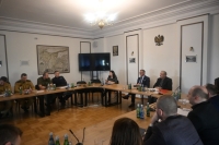 Posiedzenie Powiatowego Zespołu Zarządzana Kryzysowego w związku z planowanym protestem rolników.