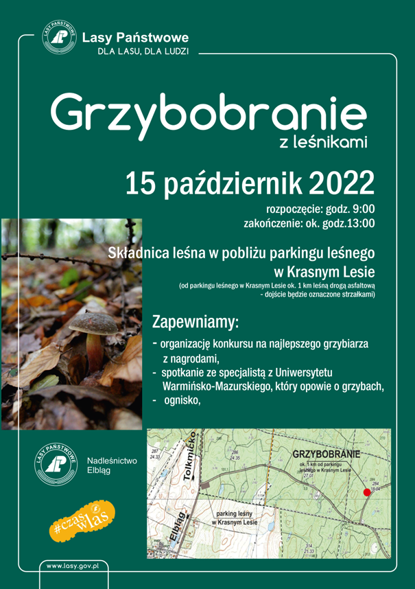 plakat 2022 grzybobranie