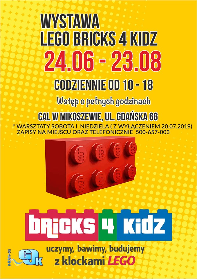 wystawa klocków lego mikoszewo