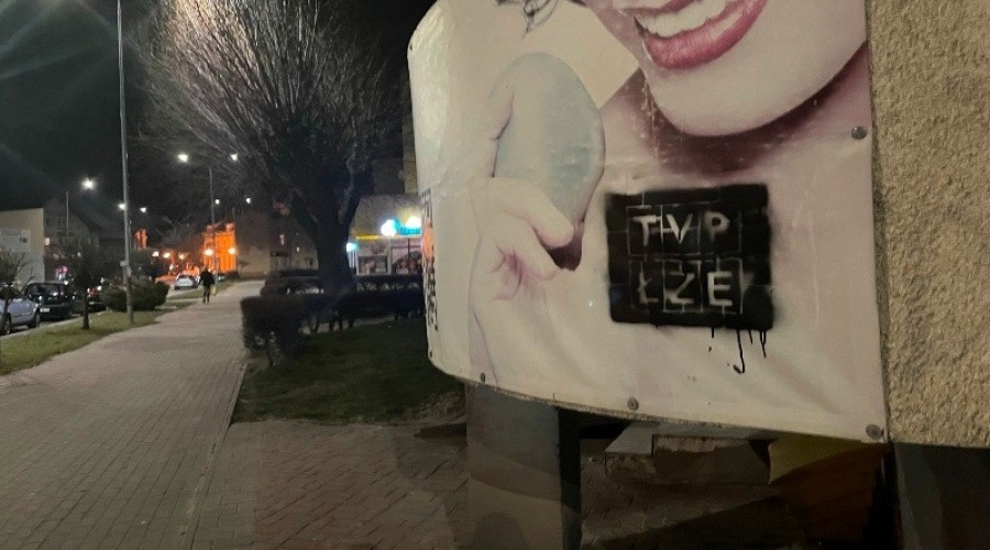 Akt wandalizmu w Nowym Dworze Gdańskim.  (10)