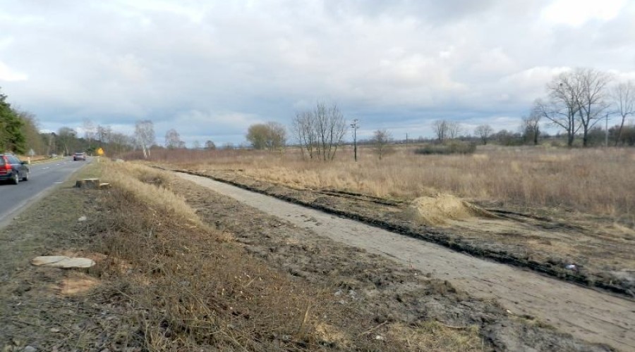 Stegna. Trwa budowa ścieżki rowerowej wzdłuż drogi wojewódzkiej nr 501.7