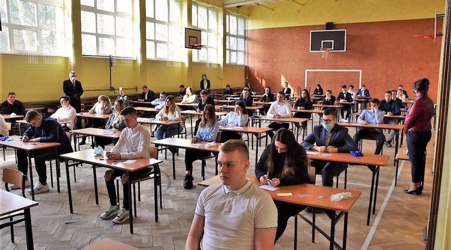 Matura 2021 w Zespole Szkół. Pierwszy dzień zmagań (5)