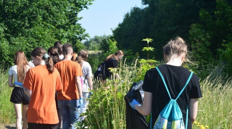 Kamil Kucharski/ Akcja sprzątania Nowego Dworu Gdańskiego. 