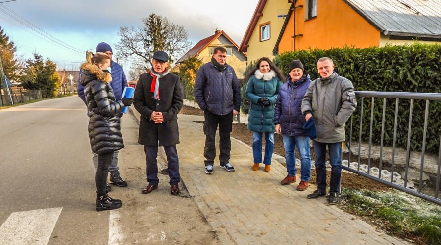 odbiór chodnika w marzęcinie
