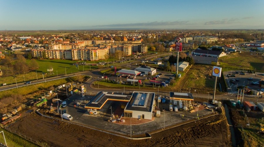 budowa stacji shell nowy dwor gd10