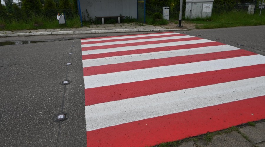 Powstało interaktywne przejście dla pieszych w Piaskowcu.