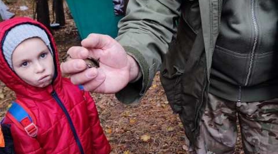 Jantar. Spotkanie uczniów z ornitologami ze stację terenowej Akcji Bałtyckiej.21