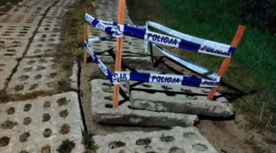 stobiec chełmek zniszczona droga04