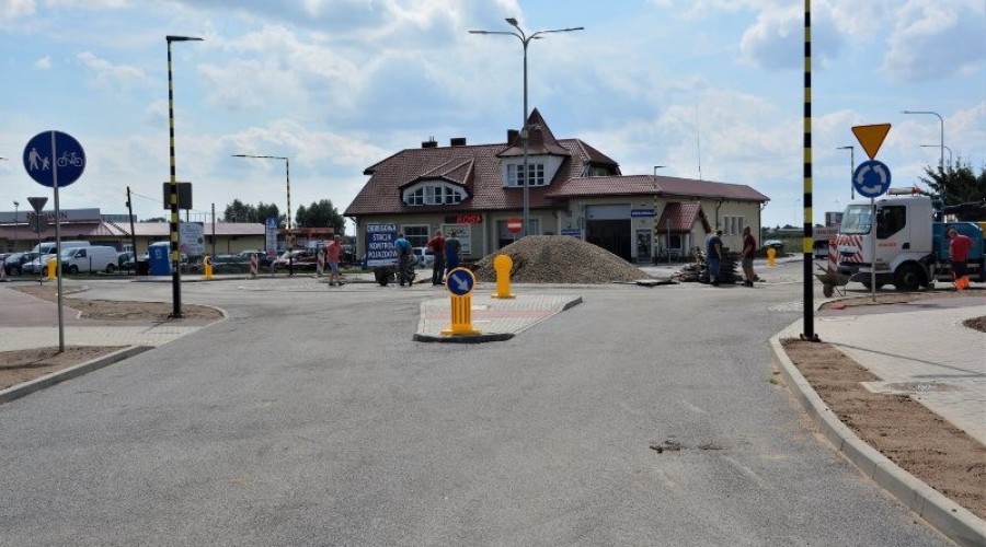 Budowa skrzyżowania ul.Warszawskiej z ul.Morską (2)