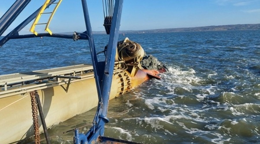 Roboty czerpalne na Zalewie Wiślanym