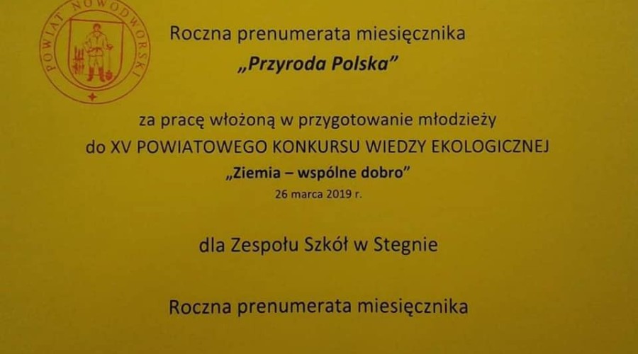 Nowy Dwór Gd. Finał XV Powiatowego Konkursu Ekologicznego (8)
