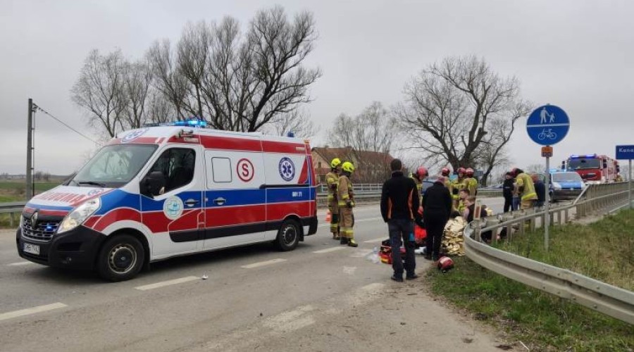 wypadek w Solnicy (1)