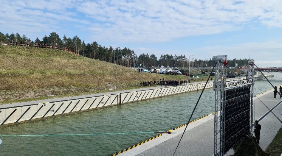 przekop Duda zalew 2307