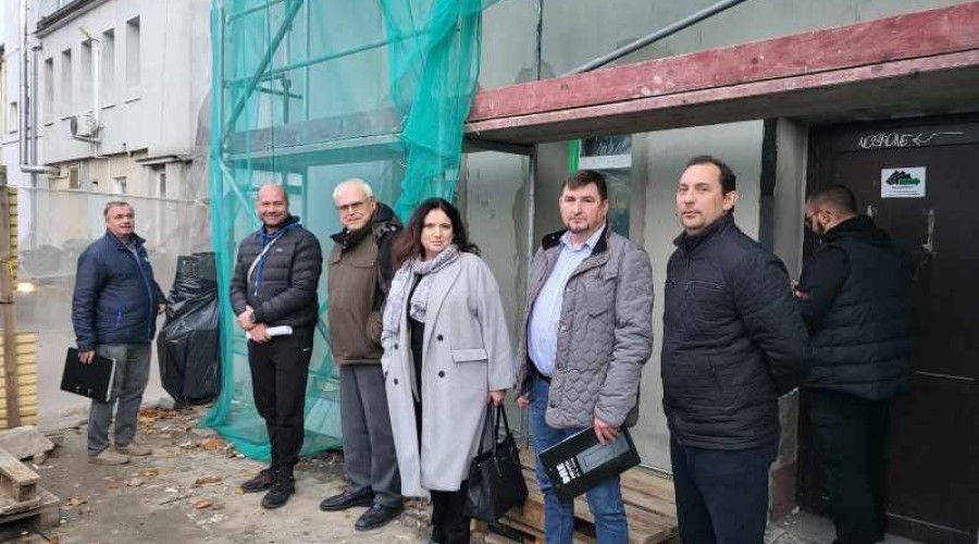 Odbiór częściowy robót w budynku Powiatowego Urzędu Pracy w Nowym Dworze Gdańskim  (1)