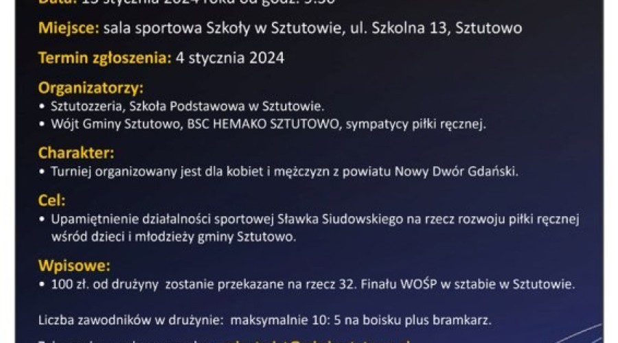 I Memoriał Sławka Siudowskiego1