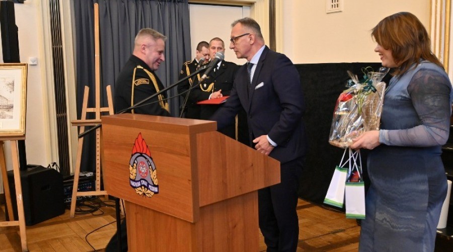 Pożegnanie Komendanta Powiatowego PSP i Dowódcy Zmiany III w Nowym Dworze Gdańskim (11)