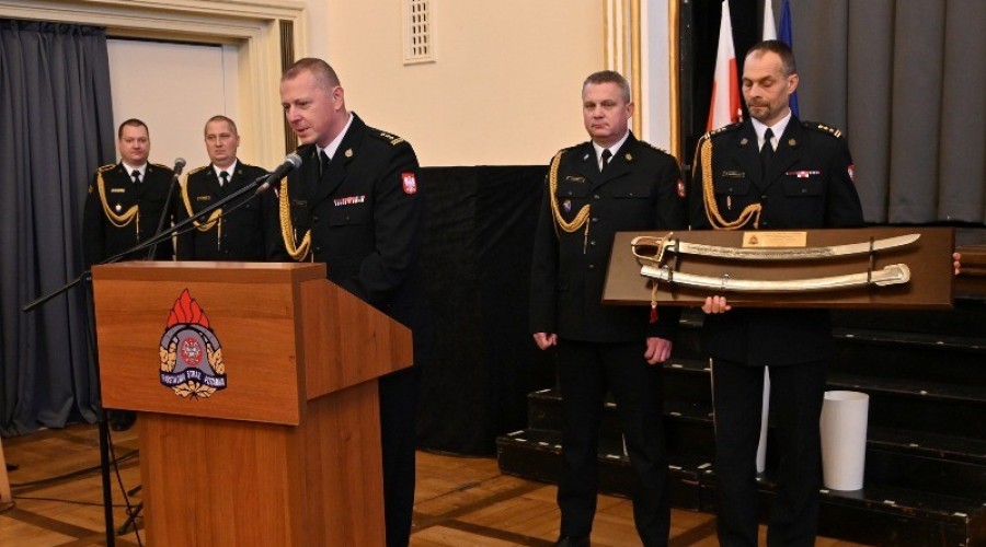 Pożegnanie Komendanta Powiatowego PSP i Dowódcy Zmiany III w Nowym Dworze Gdańskim (9)