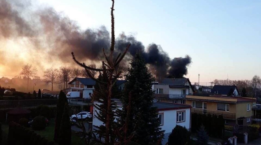 pozar autobusu fot.tomasz sienkiewicz