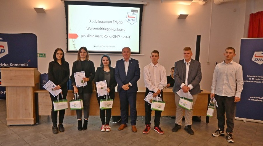 X Jubileuszowa Edycja Wojewódzkiego Konkursu pn. „Absolwent Roku OHP – 2024”05