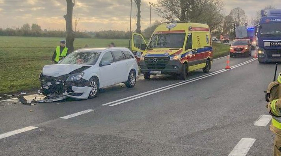 wypadek dębina dk55