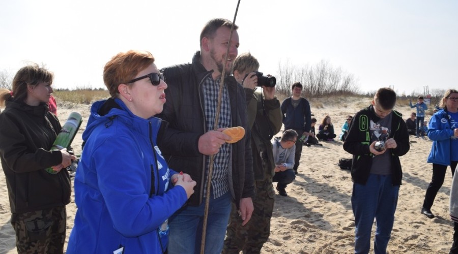 mewia łacha sprzatanie mikoszewo0140