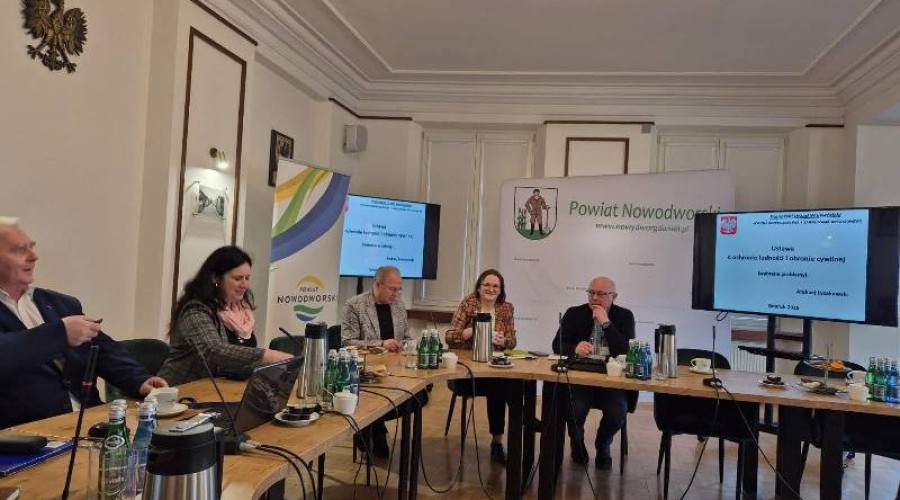 Powiat Nowodworski. Szkolenie z zakresu ochrony ludności i obrony cywilnej (1)