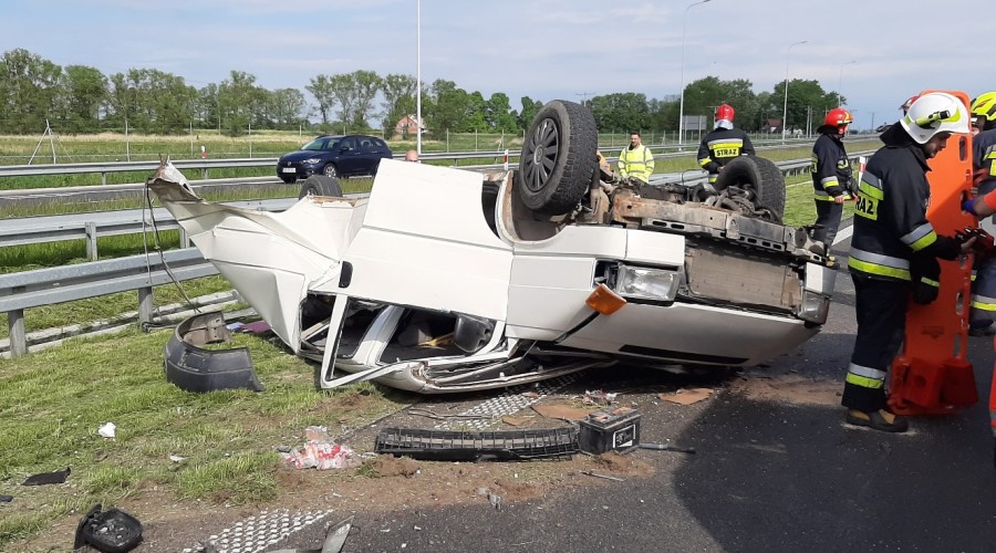 cedry wypadek s7 fot.osp cedry wielkie (5)