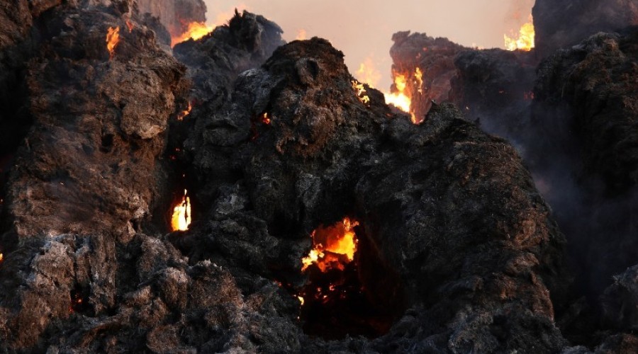 fot.Krzysztof Firko pożar sterty słomy (6)