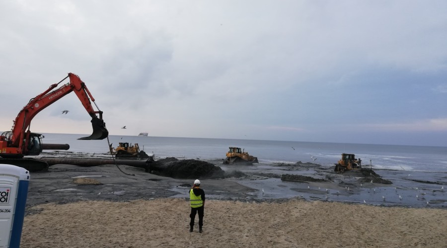 Refulacja na plaży w Sztutowie (3)