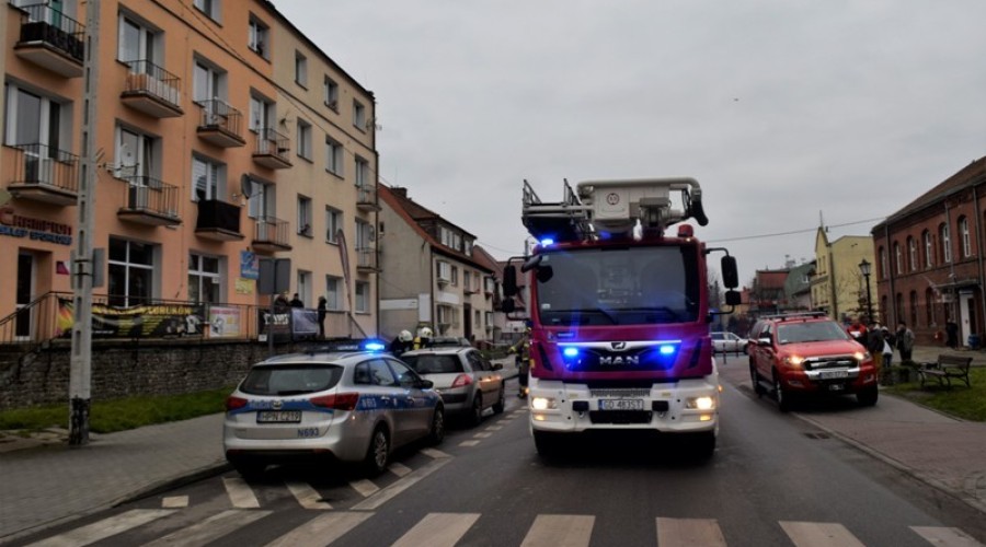 pożar Dworcowa Nowy Dwór Gd (1)