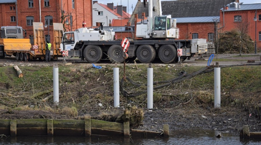 Bulwar nad Tugą prace