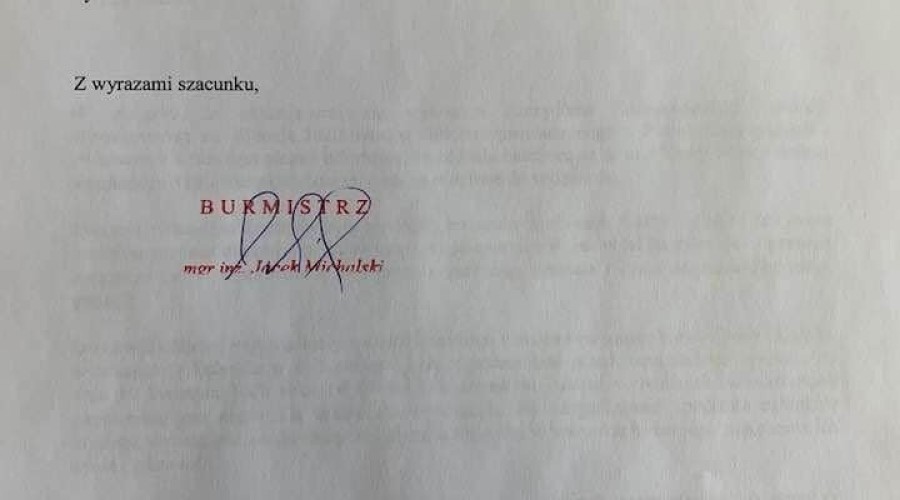 Stanowisko burmistrza Nowego Dworu Gdańskiego w sprawie organizacji wyborów prezydenckich (1)