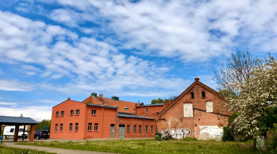 Nowy Dwór Gdański. Nowa kładka nad Tugą (20)