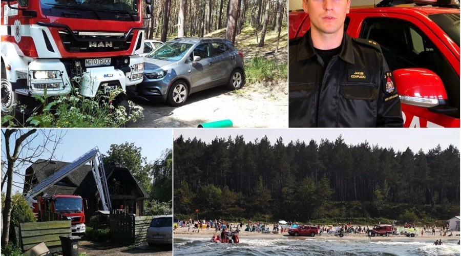 wypadki, pożar, utonięcia. raport