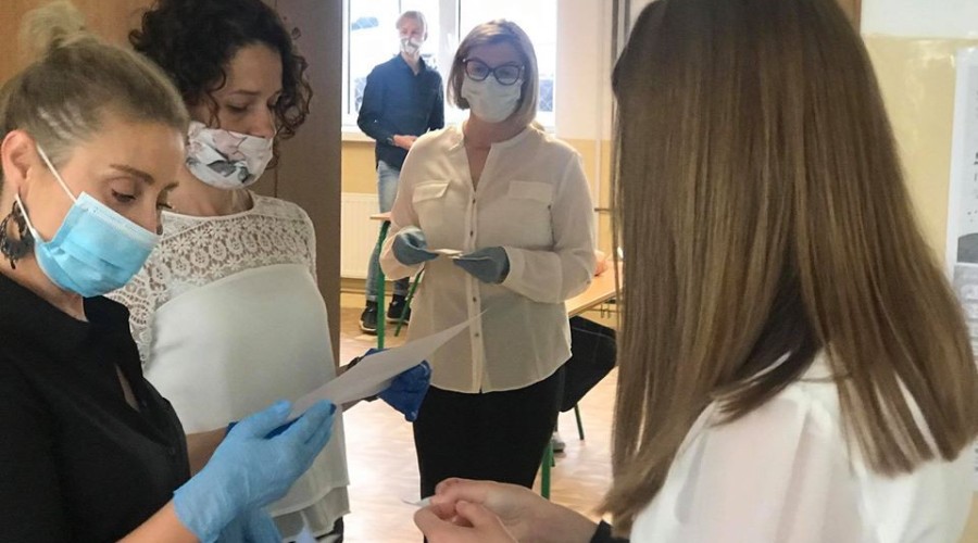 ośmioklasiści egzaminy 2020 Nowy Dwór Gd (5)