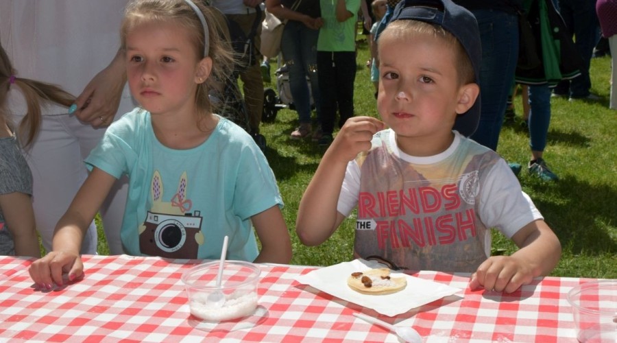 Wata cukrowa, zjeżdżalnie i nagrody. Dzień Dziecka i Piknik Rodzinny w Nowym Dworze Gd  (11)