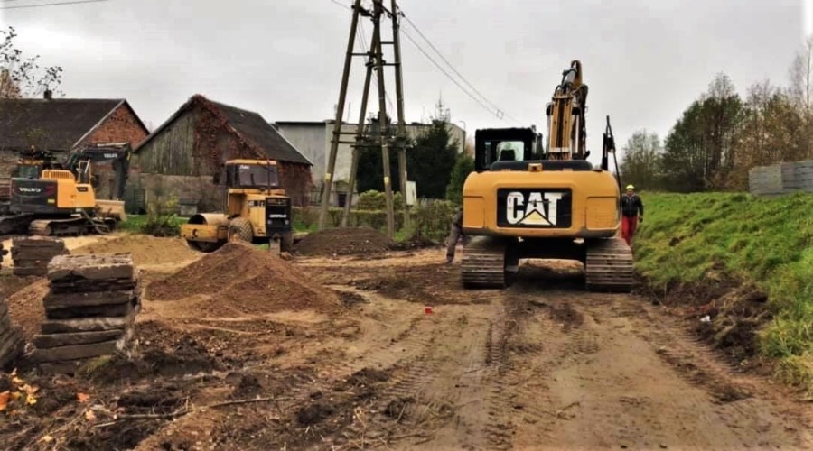 budowa scieżki rowerowej. Gmina Stegna (2)