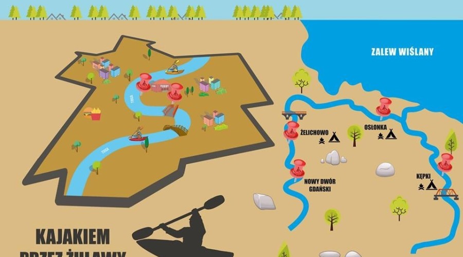 Pomorskie Trasy Rowerowe i Pomorskie Szlaki Kajakowe.  (1)