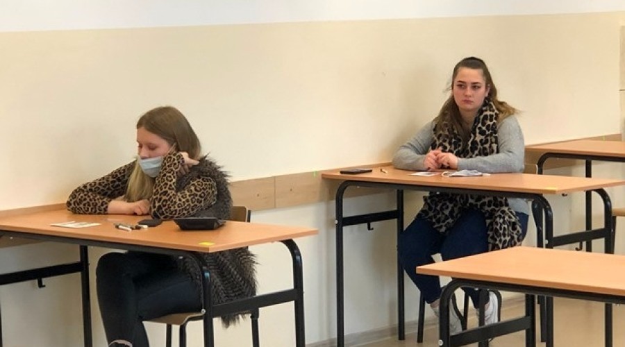 Egzaminy zawodowe w Zespole Szkół   (7)