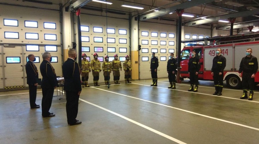 ślubowanie nowodworskich strażaków3