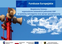„Bezpieczne Żuławy”. Nowe syreny alarmowe i sprzęt dla jednostek OSP w regionie