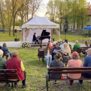 Chopin Hour- Godzina Chopina w Parku Schopenhauera w Sztutowie.