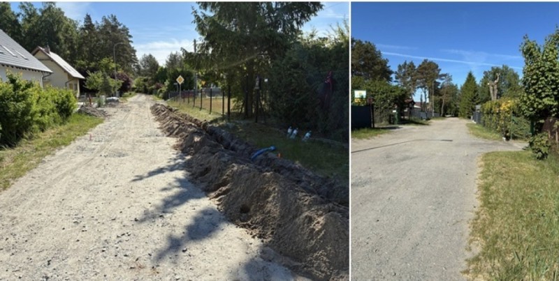 Gmina Stegna realizuje kolejną inwestycję drogową. Ruszył remont ulicy Wiślanej w Mikoszewie