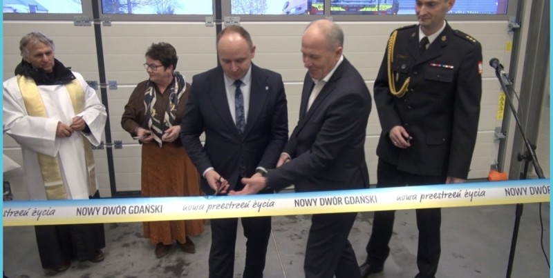 Gmina Nowy Dwór Gd. Nowa remiza i nowy wóz dla OSP Rakowiska! Bezpieczeństwo mieszkańców to priorytet