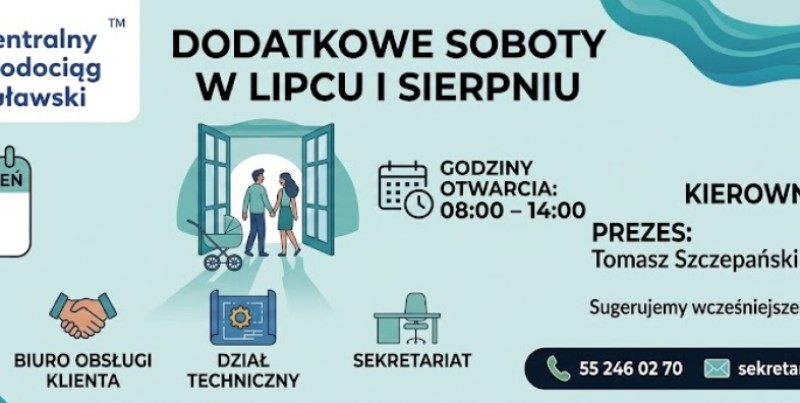 Centralny Wodociąg Żuławski wydłuża godziny obsługi w wakacje. Biuro będzie otwarte także w soboty