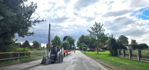 Remont nawierzchni drogi powiatowej w Żuławkach