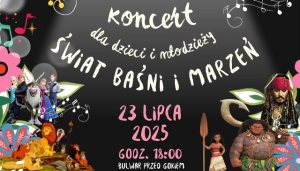 Koncert „Świat Baśni i Marzeń” – muzyka filmowa dla dzieci i młodzieży w Stegnie | 23 lipca 2025