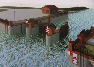 Wrota sztormowe na Tudze zostaną zbudowane. Jest gotowa dokumentacja projektowa [WIZUALIZACJA]