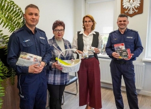 Spotkanie w Urzędzie Gminy Stegna z przedstawicielami Policji